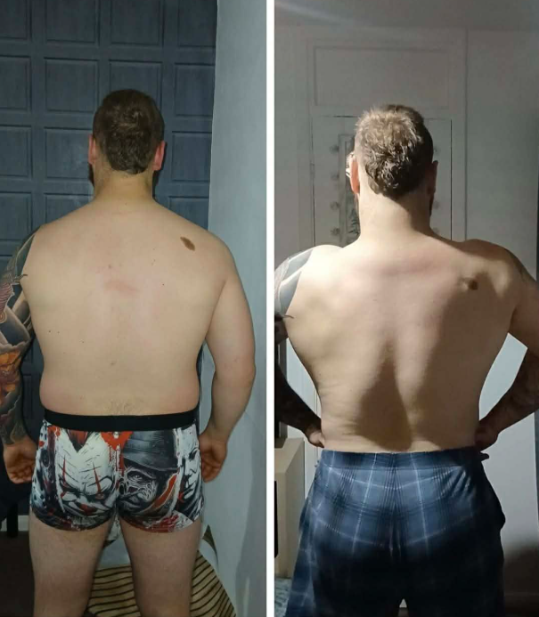Before and after transformation 8
